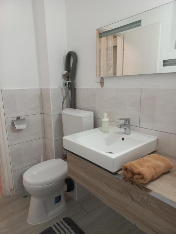 Kúpeľňa v ubytovaní Onix -Orfű Aqua Apartman