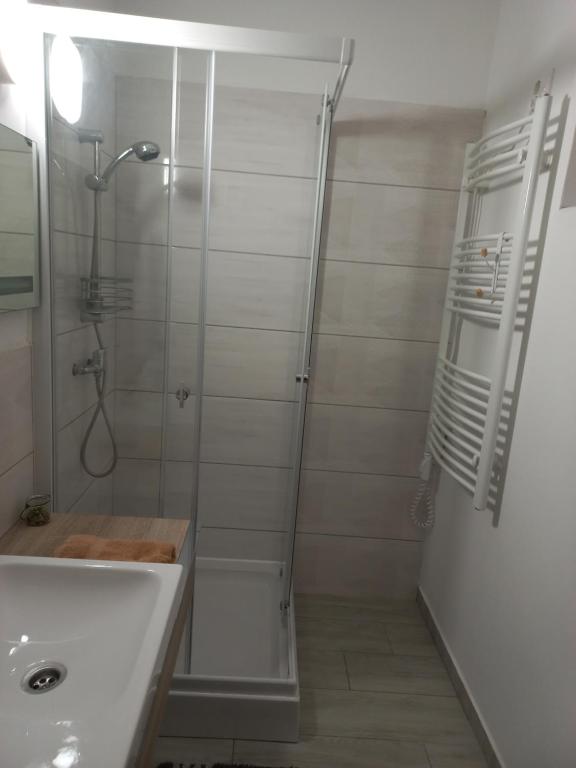 Kúpeľňa v ubytovaní Onix -Orfű Aqua Apartman