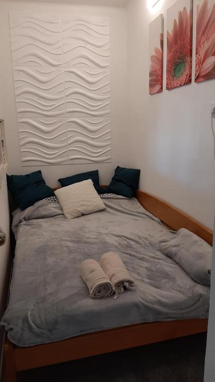 Posteľ alebo postele v izbe v ubytovaní Onix -Orfű Aqua Apartman