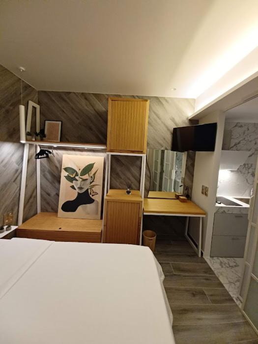 Postel nebo postele na pokoji v ubytování Sroom Apartment
