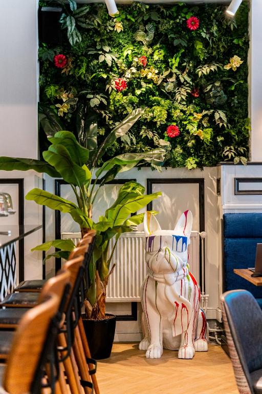 Posezení v ubytování Hotel Pauw