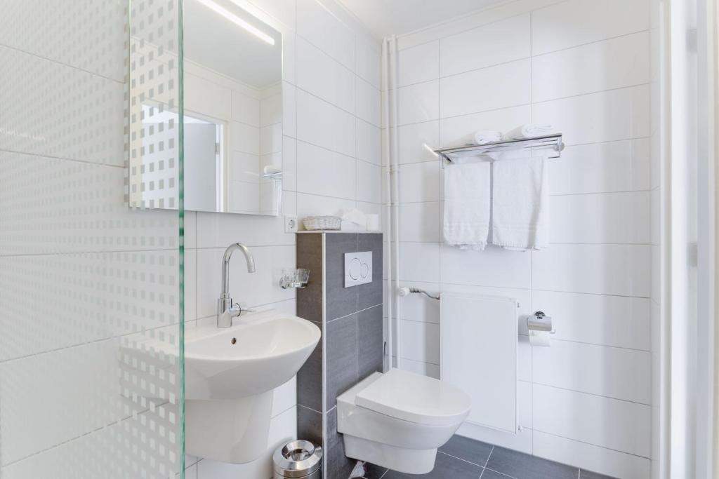 Koupelna v ubytování Hotel Pauw