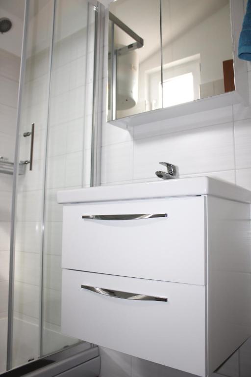 Koupelna v ubytování Penthouse Altus