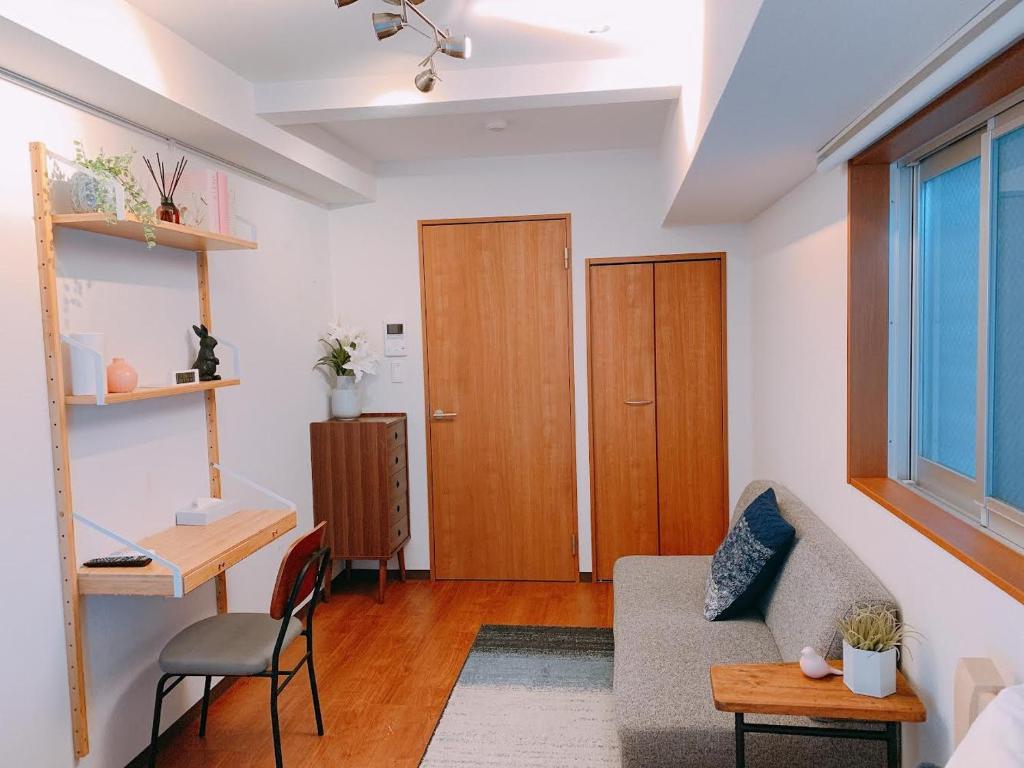 Dash Living Shinjuku的休息区