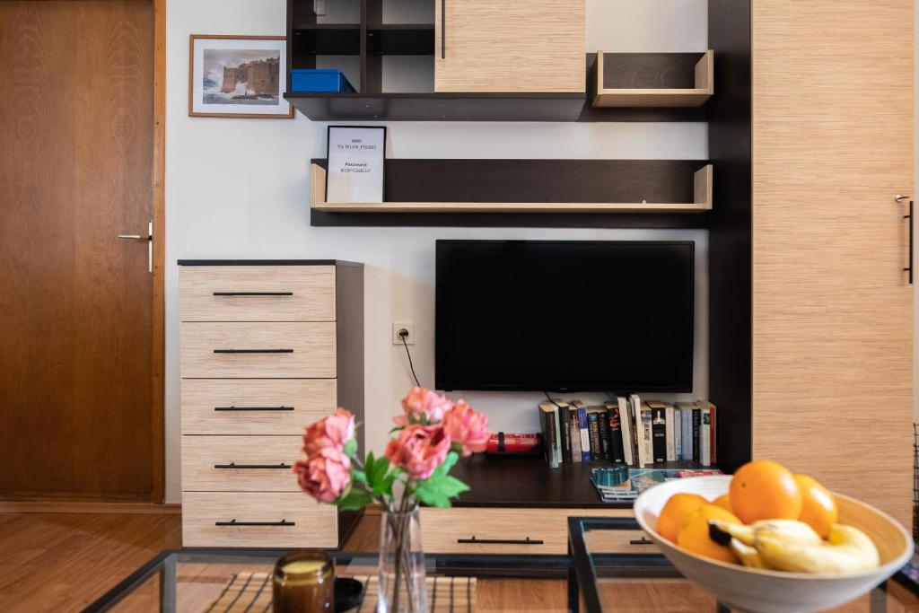 Kuchyň nebo kuchyňský kout v ubytování Apartment Mari