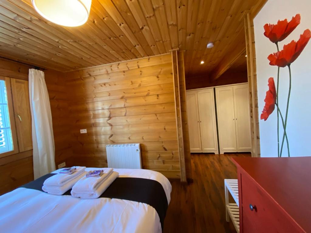 Postel nebo postele na pokoji v ubytování VILLA LUISA