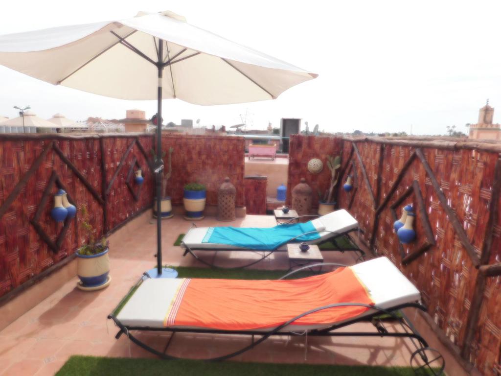 Patio nebo venkovní prostory v ubytování New Bahia