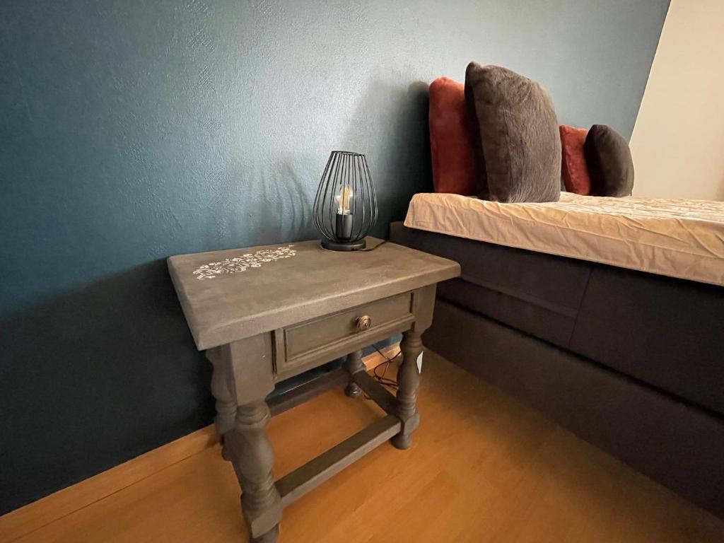 Postel nebo postele na pokoji v ubytování B&B La Forge de Diogne