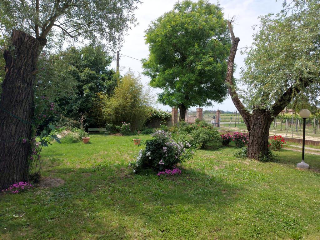 A garden outside Casa a Soliera
