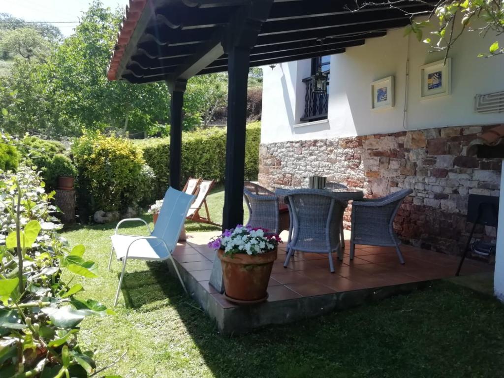 Zahrada ubytování El Oteru II