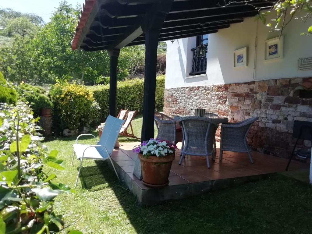 Zahrada ubytování El Oteru II