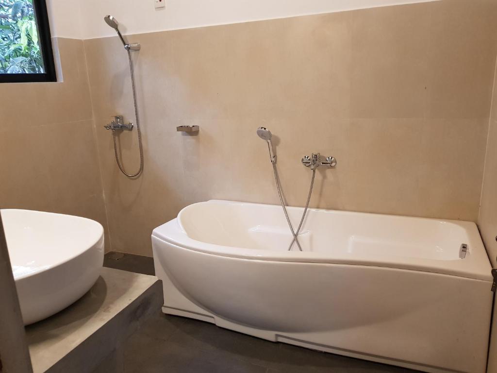 Koupelna v ubytování Bissa Villa
