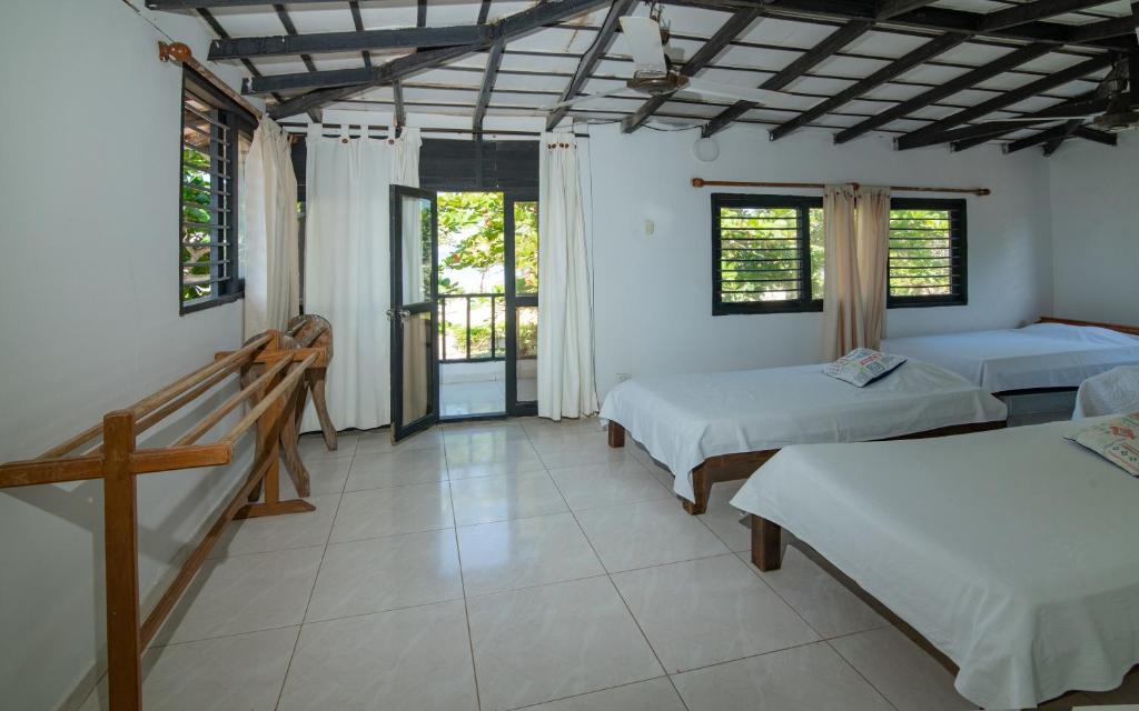 Postel nebo postele na pokoji v ubytování Cabana Canaima