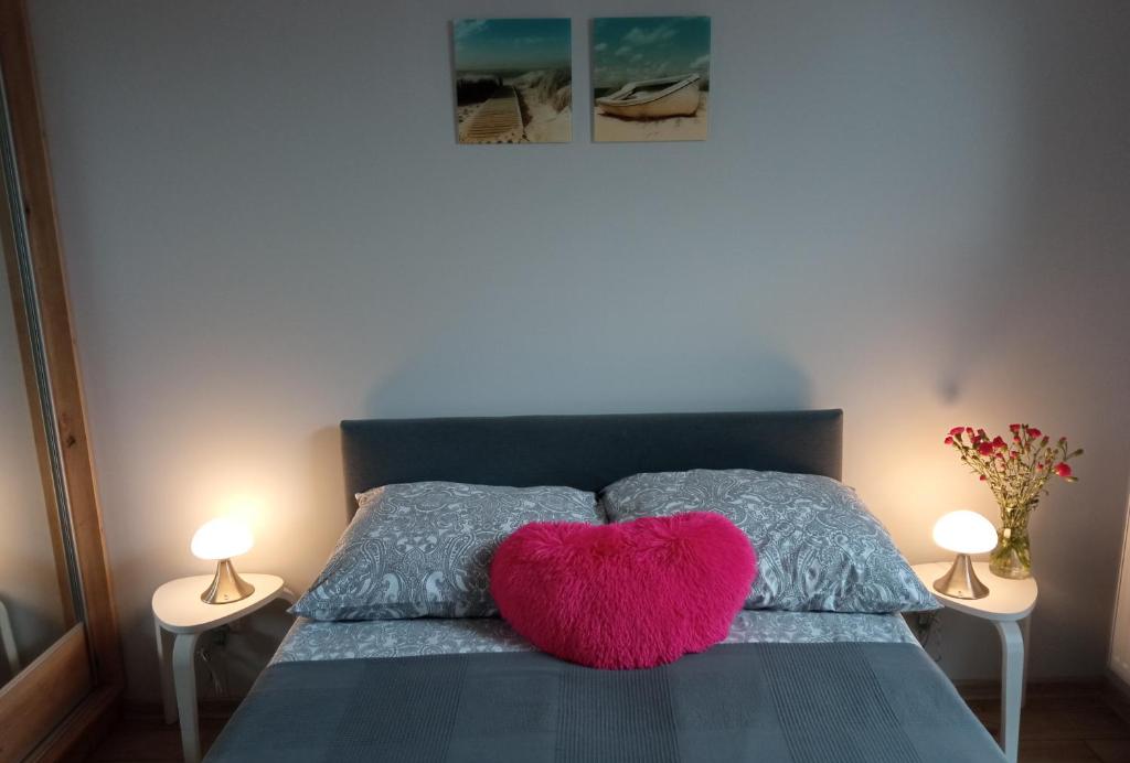 Posteľ alebo postele v izbe v ubytovaní Nadmorski Apartament Dream w Gdańsku