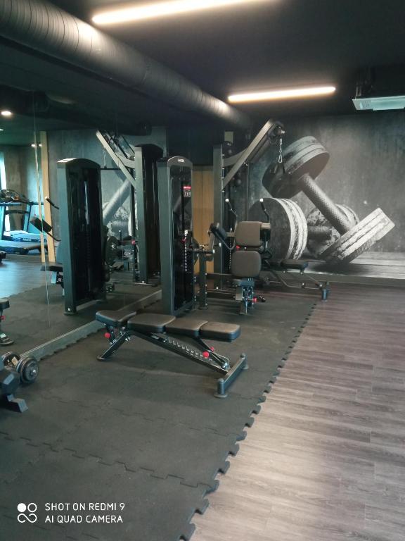 Posilňovňa alebo fitness centrum v ubytovaní Nadmorski Apartament Dream w Gdańsku