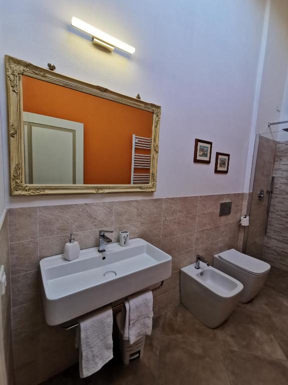 Kúpeľňa v ubytovaní Agriturismo Sotto la Rocca