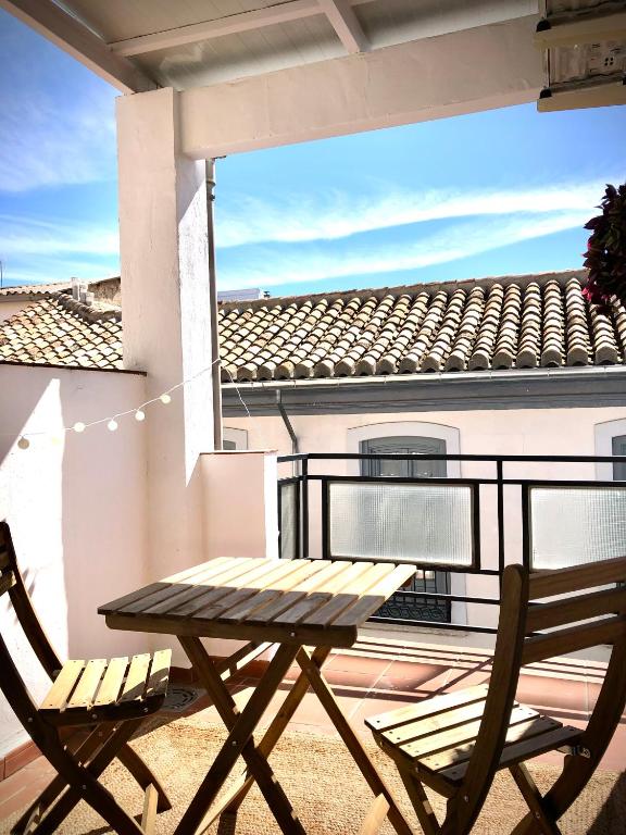 Balkón alebo terasa v ubytovaní Apartamentos Cruz Granada