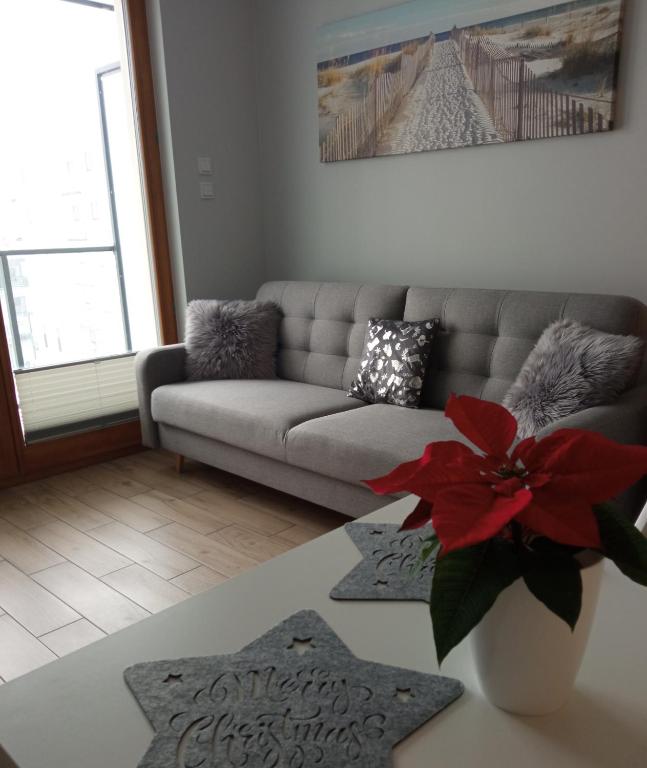 Posedenie v ubytovaní Nadmorski Apartament Dream w Gdańsku