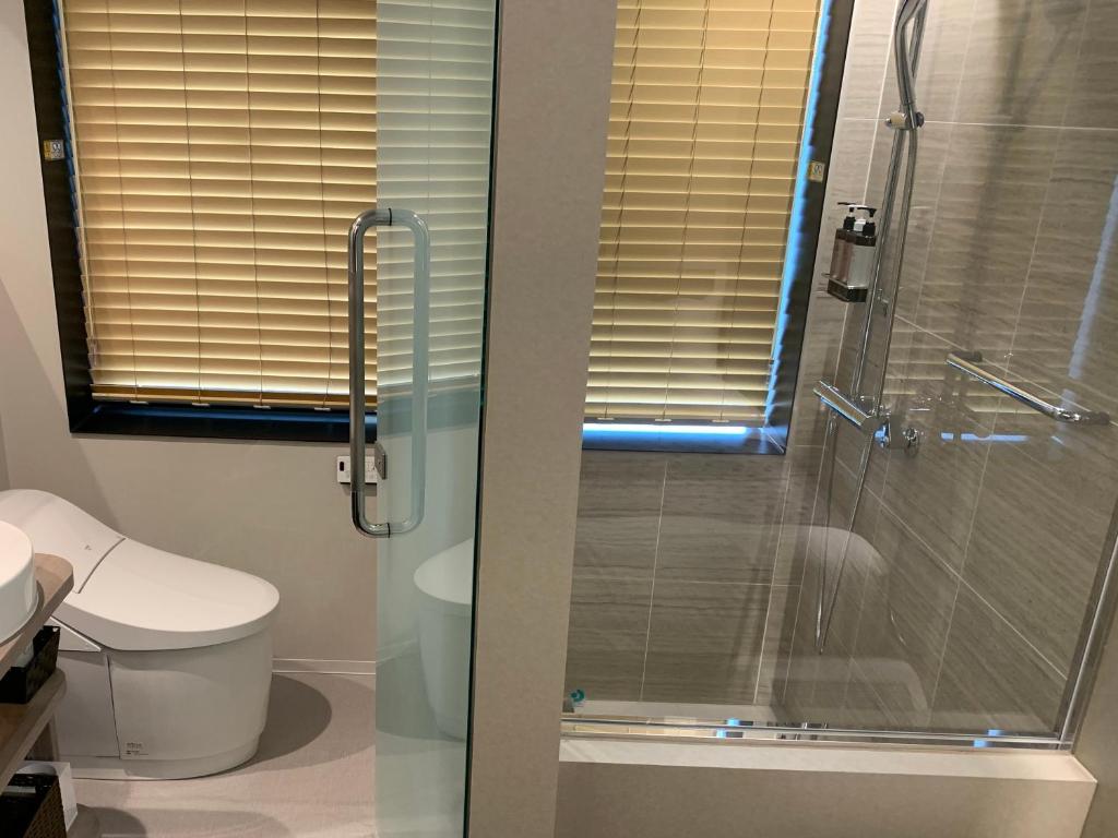 Koupelna v ubytování APA Hotel Keikyukamata Ekimae