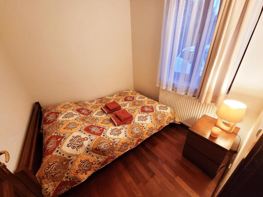Posteľ alebo postele v izbe v ubytovaní 4 pokoje KD