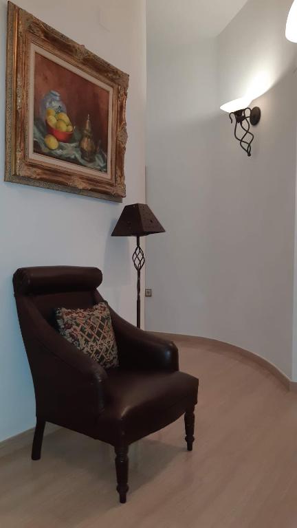 Posezení v ubytování Valencia Green Penthouse