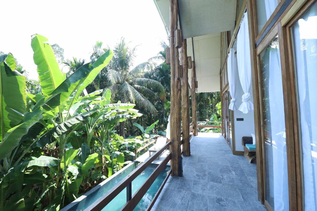 Balkón nebo terasa v ubytování Satya Boutique Resort & Spa