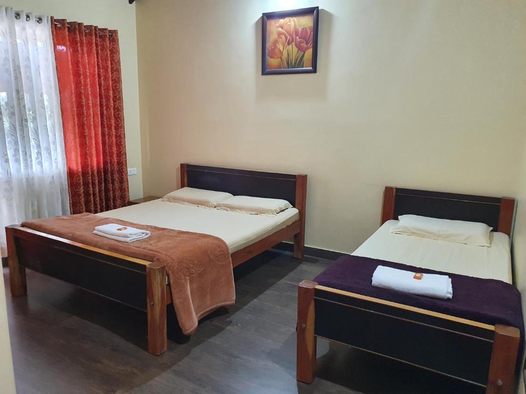 Voodi või voodid majutusasutuse Foothills Homestay toas