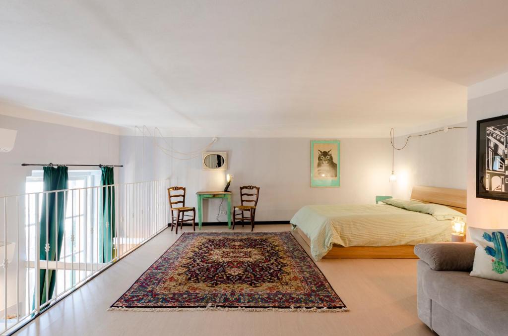 Posteľ alebo postele v izbe v ubytovaní JOIVY Superb Flat Near Christopher Columbus' House