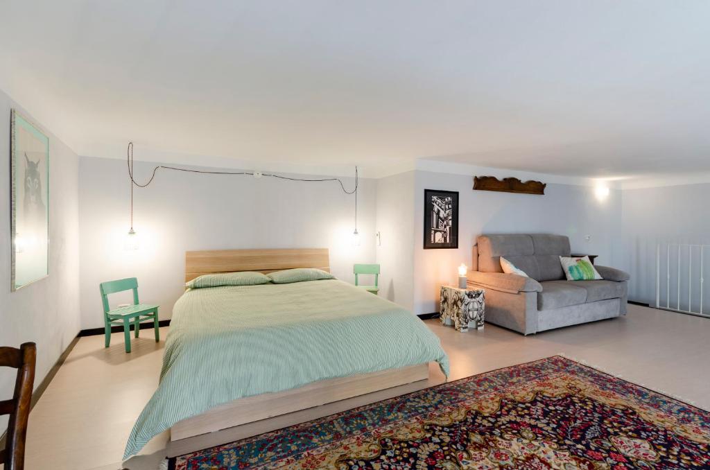 Posteľ alebo postele v izbe v ubytovaní JOIVY Superb Flat Near Christopher Columbus' House