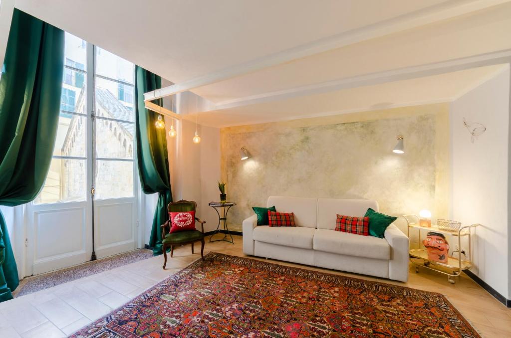 Posteľ alebo postele v izbe v ubytovaní JOIVY Superb Flat Near Christopher Columbus' House