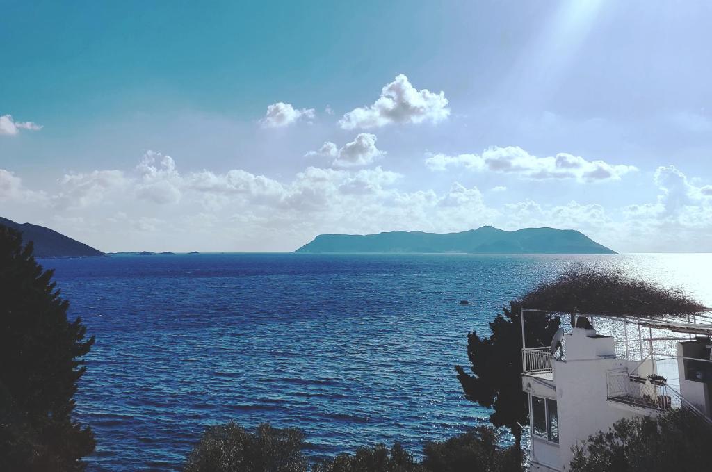 a view of a large body of water at Kaş Old Town Hotel in Kaş