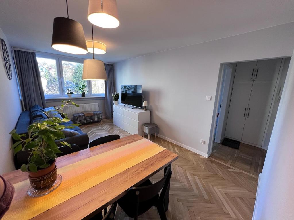 Posedenie v ubytovaní Apartament Wspomnienie