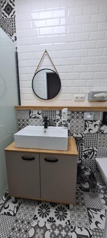 Kúpeľňa v ubytovaní Centrum Apartman LEYLA I