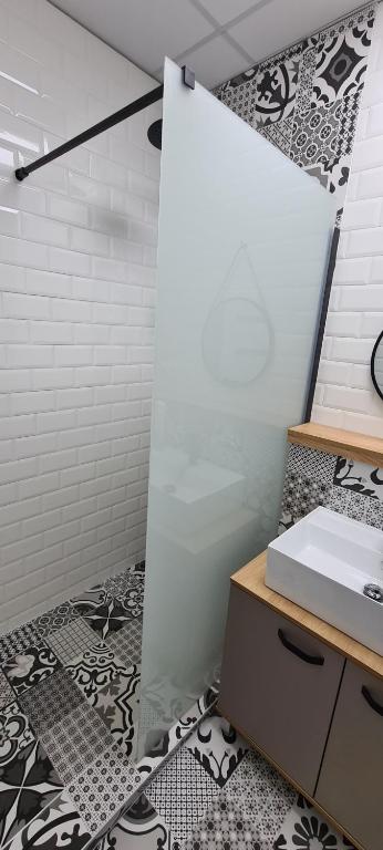 Kúpeľňa v ubytovaní Centrum Apartman LEYLA I