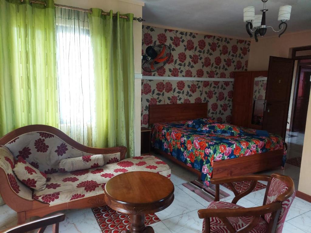Posezení v ubytování SkylineInn Hotel