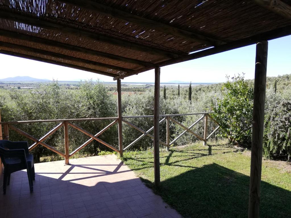 Balkón alebo terasa v ubytovaní KALI Srl Società Agricola