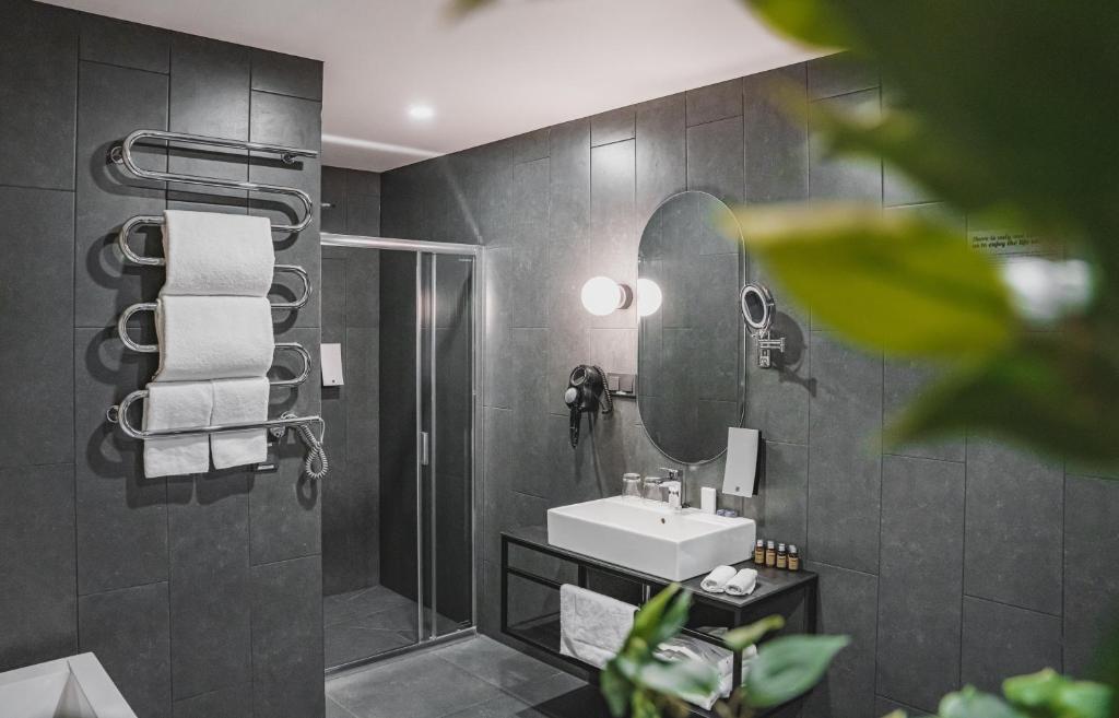 Łazienka w obiekcie Loop Hotel Vilnius