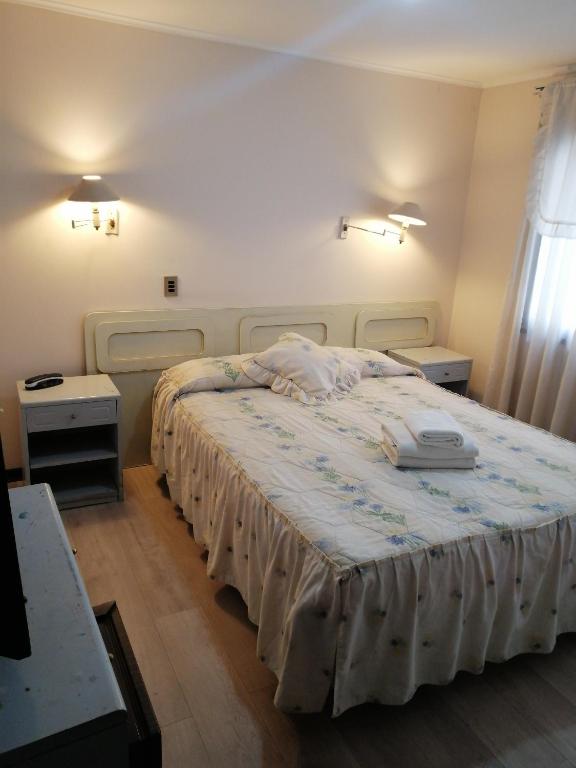Postel nebo postele na pokoji v ubytování Hotel Cantamar