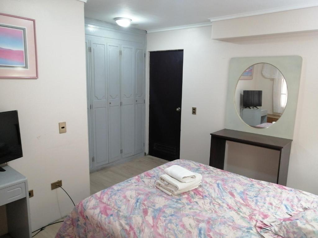 Postel nebo postele na pokoji v ubytování Hotel Cantamar