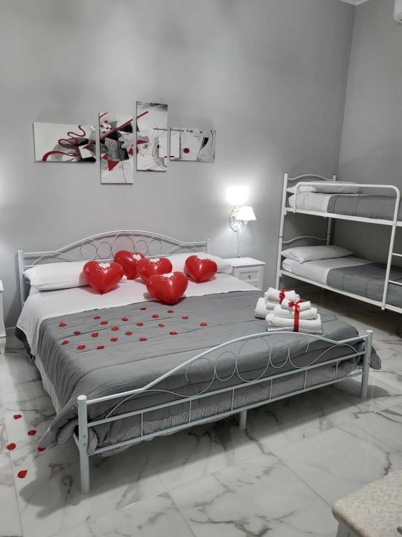 Postel nebo postele na pokoji v ubytování B&B WHITE HOUSE