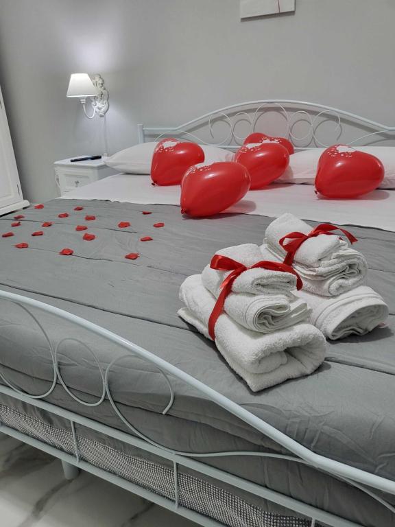Postel nebo postele na pokoji v ubytování B&B WHITE HOUSE