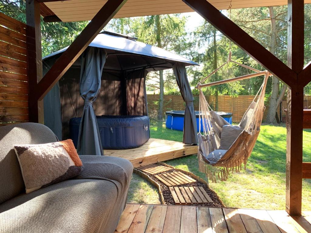 DOM LAS 3natura, relaks, jacuzzi, akwen Jeziorsko, Kolonia Strachocice