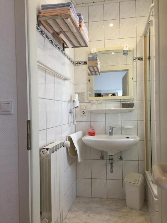 Koupelna v ubytování Sauerland-Hotel