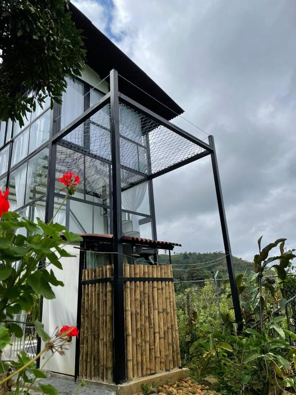 Zahrada ubytování Cristal House Glamping at Villa Migelita Ecolodge