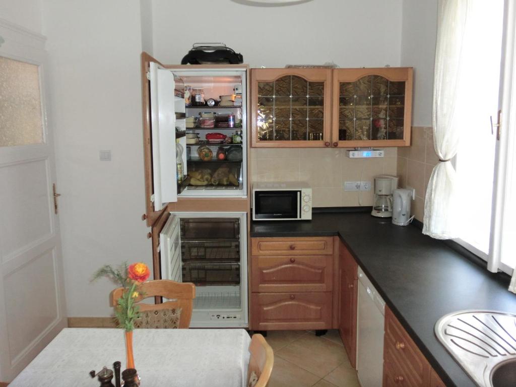 Kuchyňa alebo kuchynka v ubytovaní Haus in Budapest mit Garten