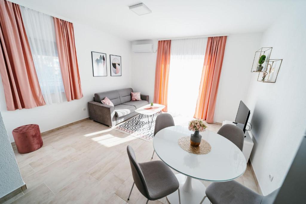 Posezení v ubytování Apartments Seka