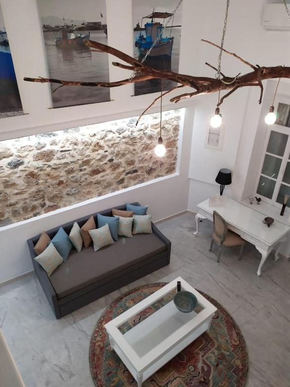 Posezení v ubytování Kalymnos Gallery