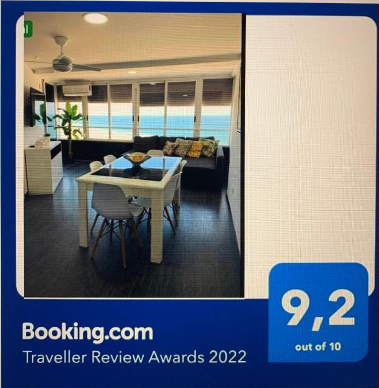 Certifikát, hodnocení, plakát nebo jiný dokument vystavený v ubytování Apartamento Bonaire-primera linea playa