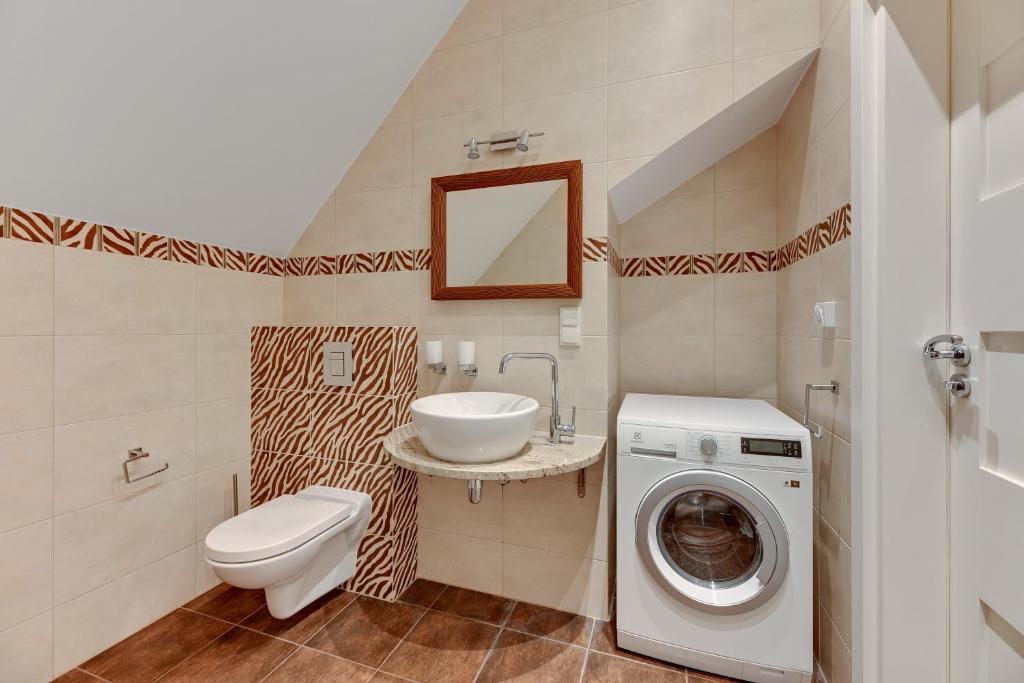 Kúpeľňa v ubytovaní Apartament Penthouse Q4Apartments