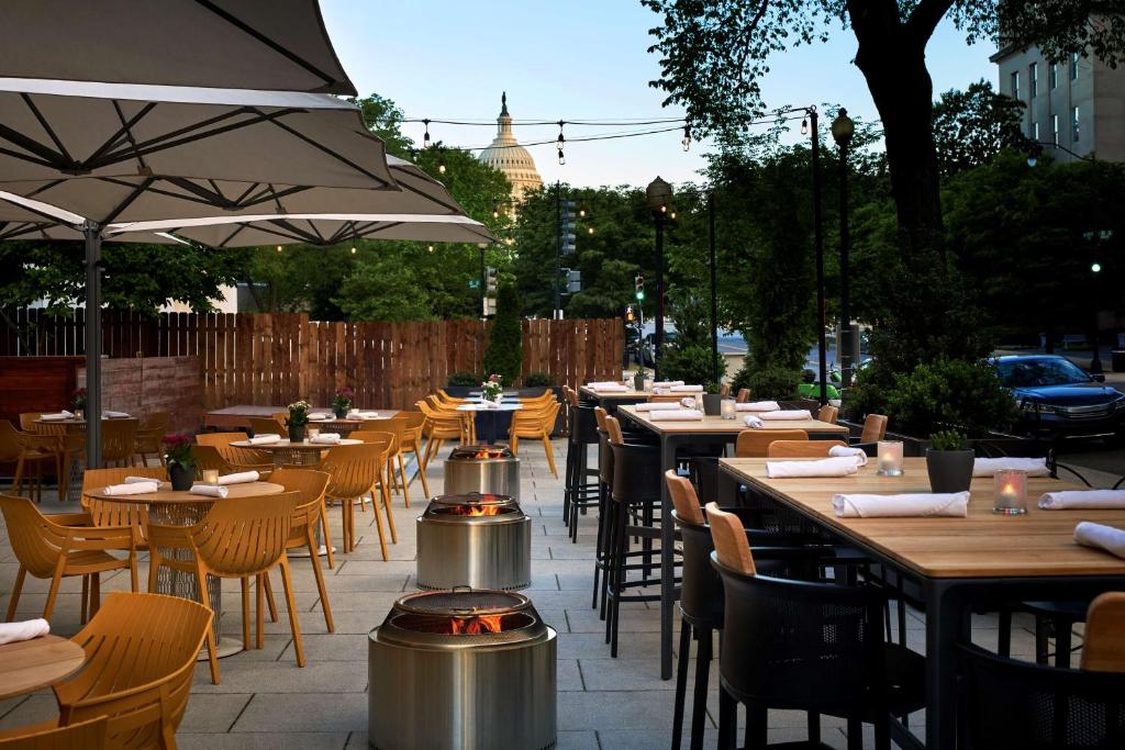 Restaurace v ubytování YOTEL Washington DC